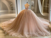 Ball Gown Pink Semi Formal Prom Dresses Quinceanera Dresses Ed600